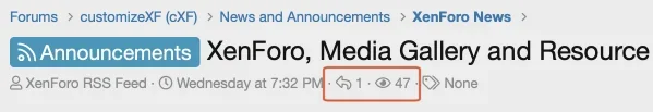 Replies and Views on thread view.webp